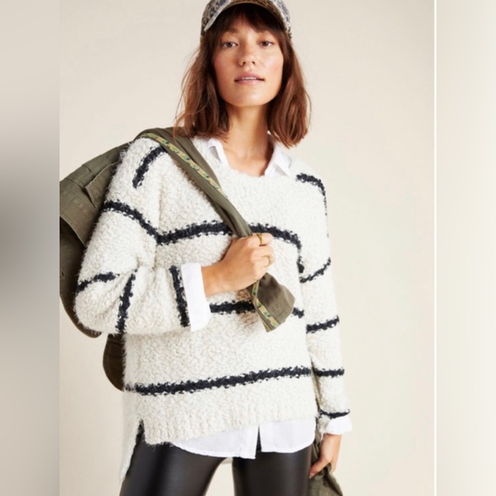 Anthropologie Jolie Textured Sweater